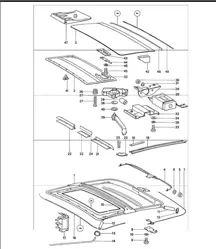 Techo solar eléctrico 911 1974-77