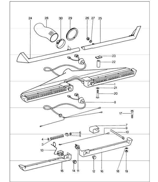 Diagram 813-35 Porsche 356A 1955-59 Karosserie