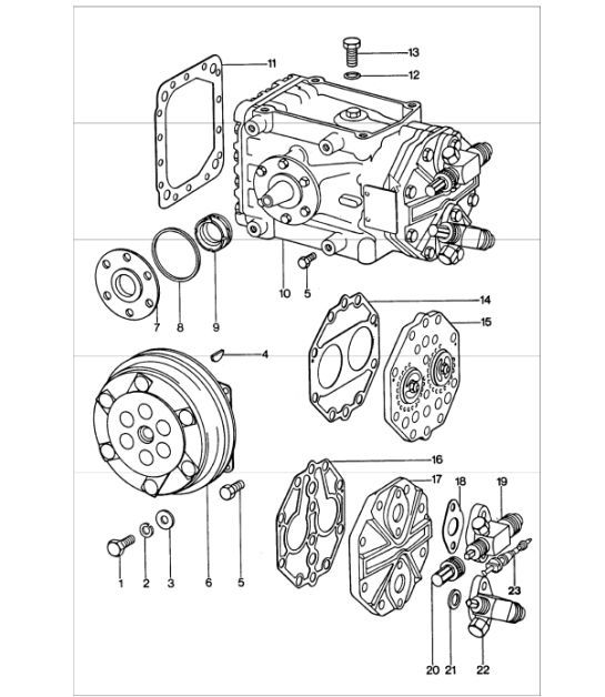 Diagram 813-40 Porsche 911 & 912 (1965-1989) Carrosserie