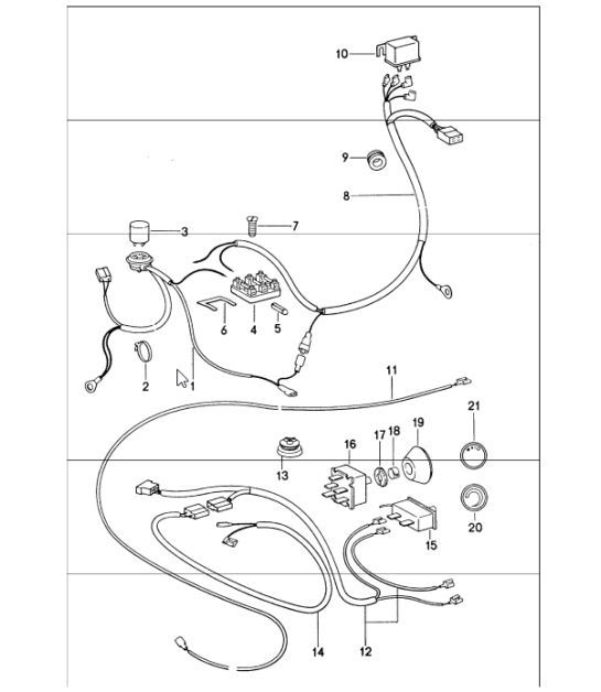 Diagram 813-50 Porsche Macan (95B) MK1 (2014-2018)  车身
