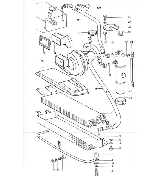 Diagram 813-55 Porsche Macan Benzine 2.0L 245 pk 