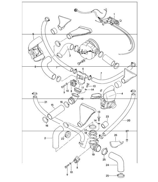 Diagram 813-65 Porsche 918 Spyder 2014-2015 