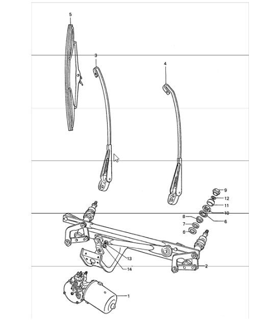 Diagram 904-00 Porsche 911 1978-1983 3.0L / SC 电子设备