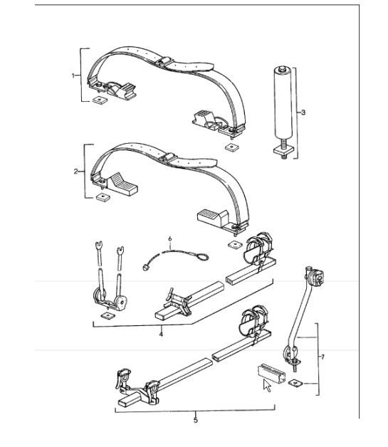 Diagram 002-06 Porsche 993 (911) (1994-1998) Accessories & others 