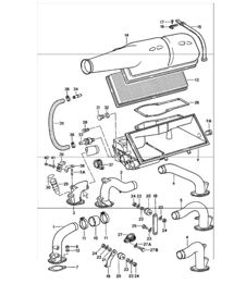air cleaner 911 SC 1978-83