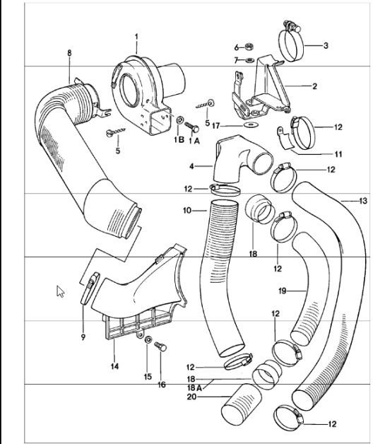 Diagram 108-10 Porsche Boxster 718 (982) 2017>> Engine
