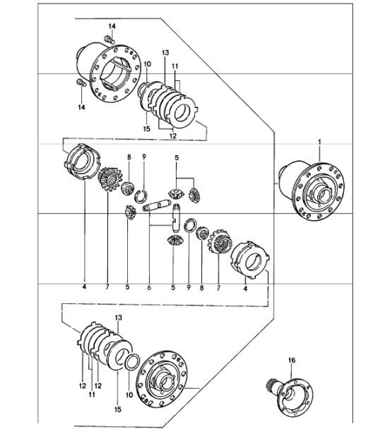 Diagram 305-05 Porsche 911 & 912 (1965-1989) Transmission