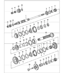 engrenages et arbres SPM - G 925/16 - 911 1978-83