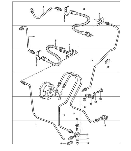 Diagram 604-05 Porsche 957 Cayenne 3.0L Diesel 2007-10 Ruote, freni
