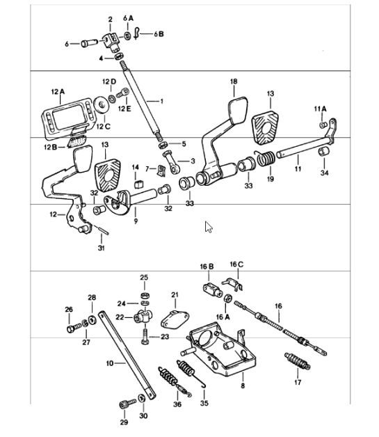Diagram 702-00 Porsche 944 (1982-1991) 