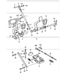 Pedale für rechtsgelenkte Autos 911 1978-83