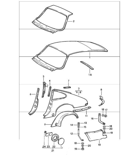 Diagram 801-35 Porsche 992.1 Turbo S 3.8L 2020-24 