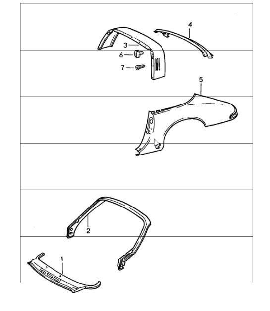 Diagram 801-40 Porsche Cayman 718C (982C) 2017>> Carrocería