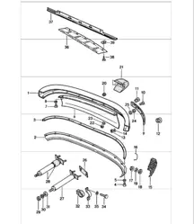 Paragolpes Trasero 911 1978-83