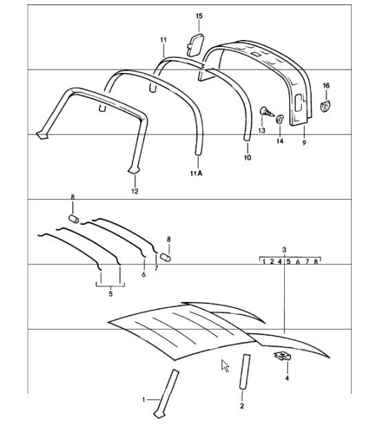 Diagram 807-06 Porsche 944 2.7L 8V 1988-89 