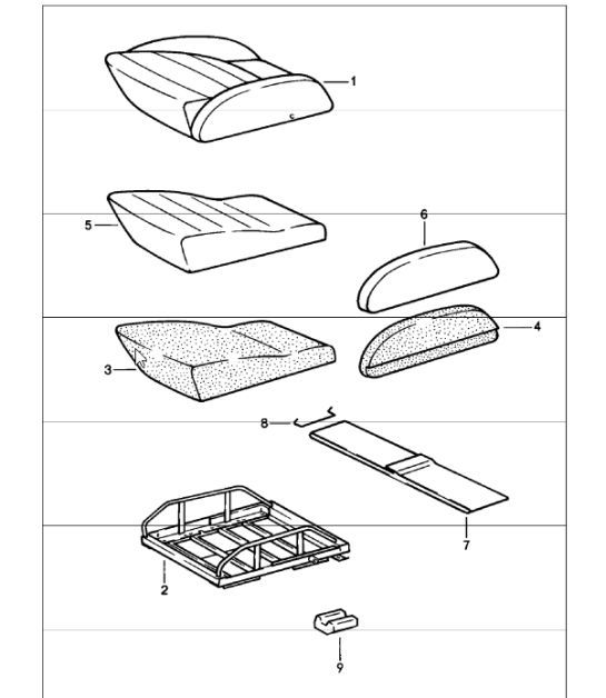 Diagram 808-20 Porsche 911 & 912 (1965-1989) Carrosserie