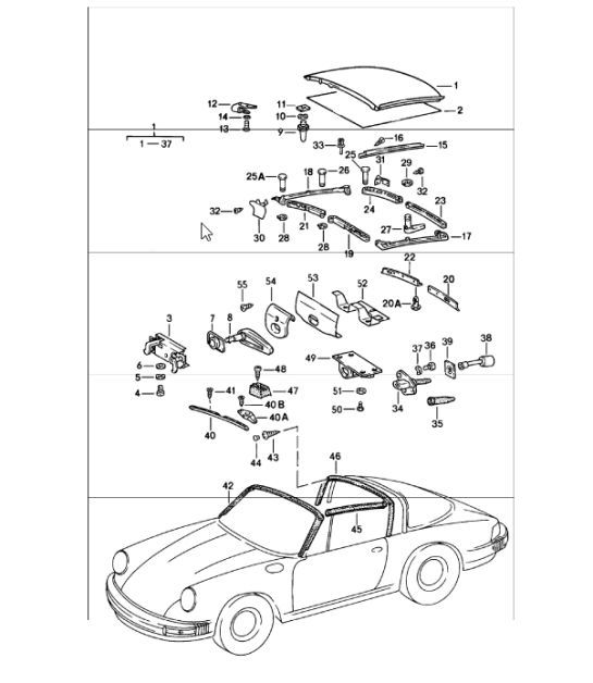 Diagram 811-05 Porsche Cayman 2.7L 981 2013-16 Karosserie