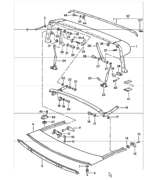 Diagram 811-12 Porsche 9J1.1 Taycan 4S 2020-24 