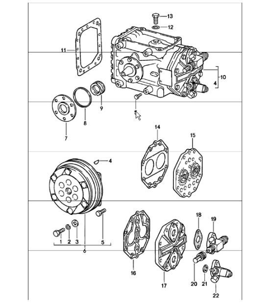 Diagram 813-15 Porsche 992 (911) MK1 2019-2024 Carrosserie