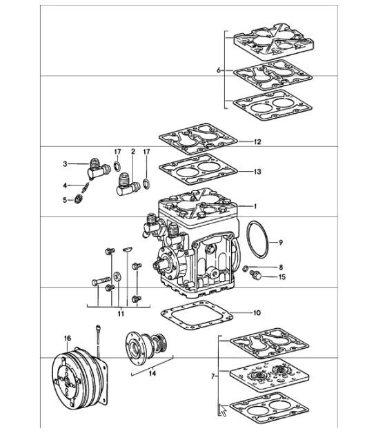 Diagram 813-20 Porsche 911 & 912 (1965-1989) Carrosserie