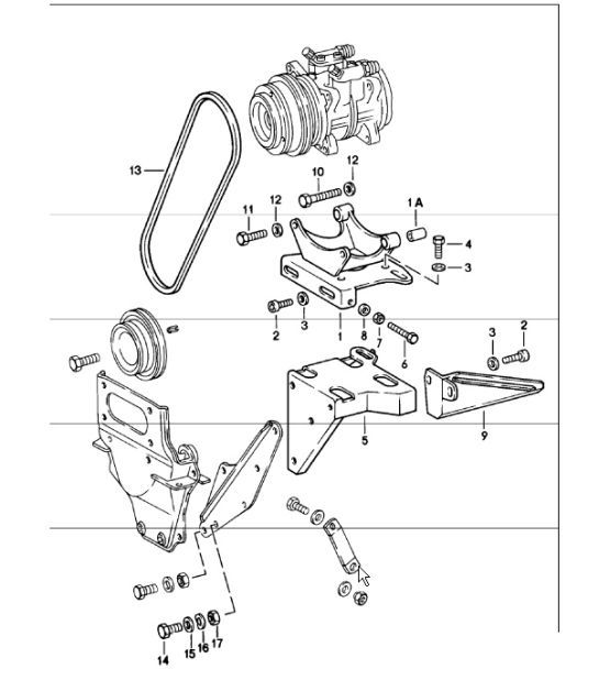 Diagram 813-35 Porsche 970.1 Panamera 4S V8 4.8L 2009-13 Carrocería