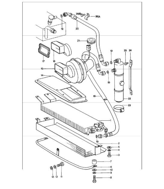Diagram 813-45 Porsche 964 (911) (1989-1994) Carrozzeria