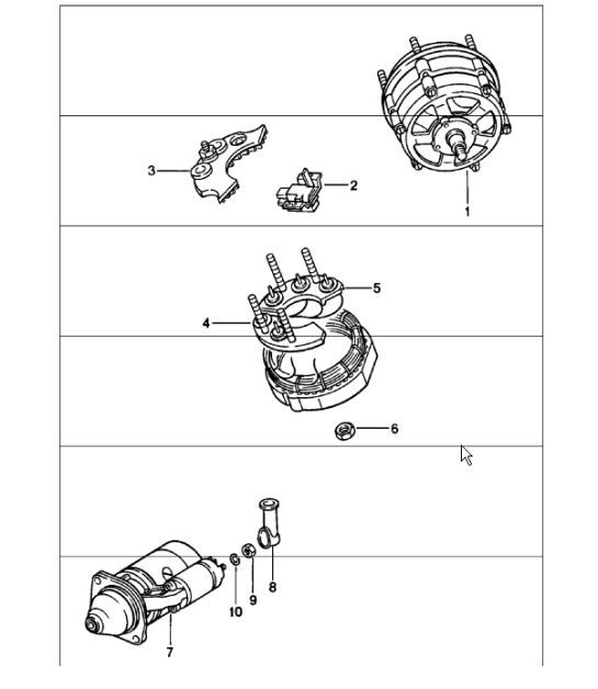 Diagram 902-05 Porsche Macan (95B) MK1 (2014-2018) 电子设备