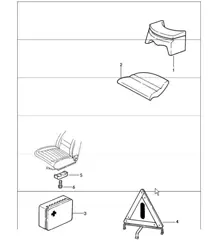 Accessoires : housse de siège auto pour enfant 911 1984-86