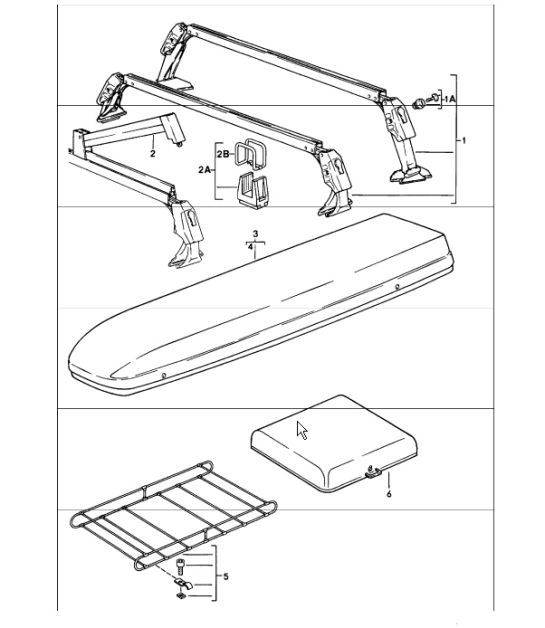 Diagram 002-05 Porsche 993 (911) C2 1994-97 Accessories & others 