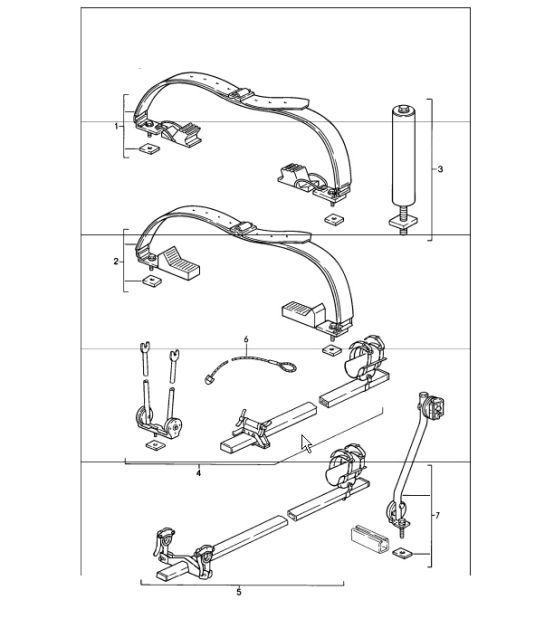 Diagram 002-06 Porsche 992.1 Carrera 2  3.0L 2019-24 Accessories & others 