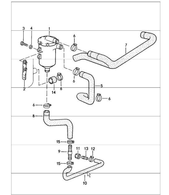 Diagram 104-02 Porsche Macan (95B) MK1 (2014-2018) Motor