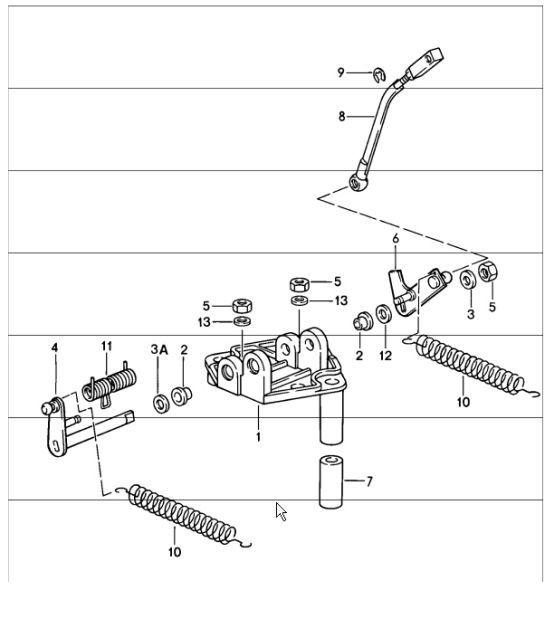 Diagram 107-12 Porsche Macan (95B) MK1 (2014-2018) Moteur