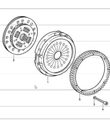clutch 911 1984-86