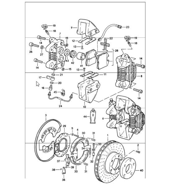 Diagram 603-05 Porsche 944S 2.5L 16V 1987-88 