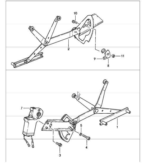 Diagram 804-10 Porsche 911 & 912 (1965-1989)  车身