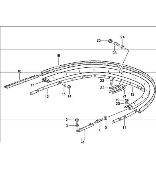 Diagram 811-13 Porsche 918 Spyder 2014-2015 