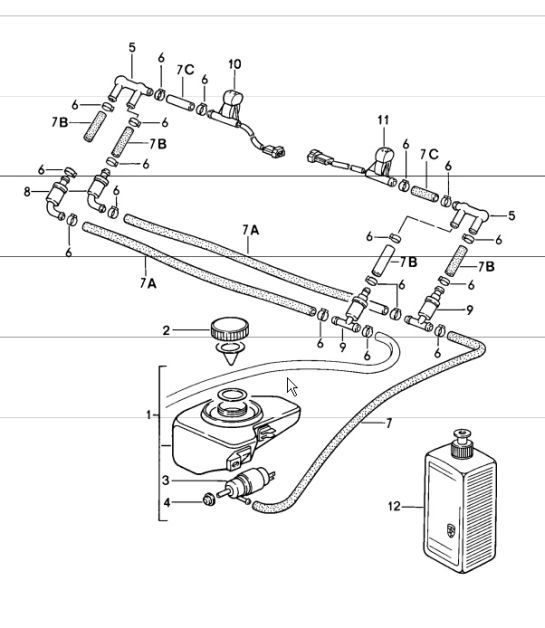 Diagram 904-15 Porsche 911 1978-1983 3.0L / SC Electrical equipment