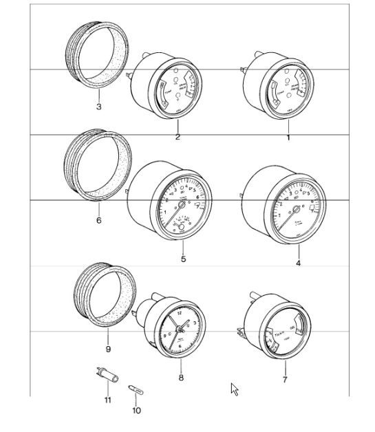 Diagram 906-00 Porsche Cayman 2.7L 987C 2006-08 Équipement électrique