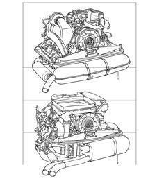 motore di ricambio pronto per l'installazione 911 1987-89