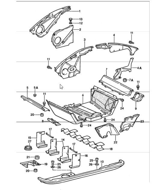 Diagram 105-10 Porsche Cayman 718C (982C) 2017>> Motore