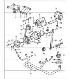 air injection 911 TURBO 930.66/68 1987-89