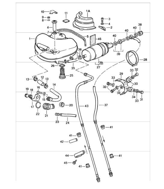 Diagram 201-00 Porsche 9J1.1 Taycan 2020-24 