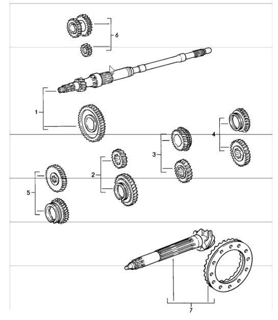Diagram 303-10 Porsche 9YA Cayenne Coupe Turbo S E-Hybrid V8 4.0L (550Hp) 2020-23 