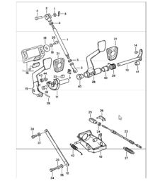 Pedale für RECHTSLENKER FAHRZEUGE 911 TURBO 1987-88