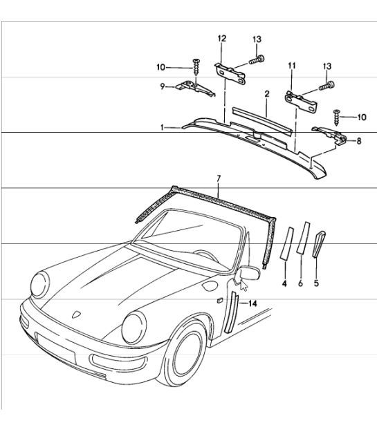 Diagram 811-06 Porsche 944 (1982-1991) 