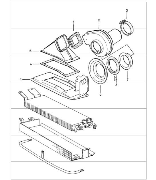 Diagram 813-50 Porsche 992.1 (911) Dakar 3.0L 2023-24 Carrosserie