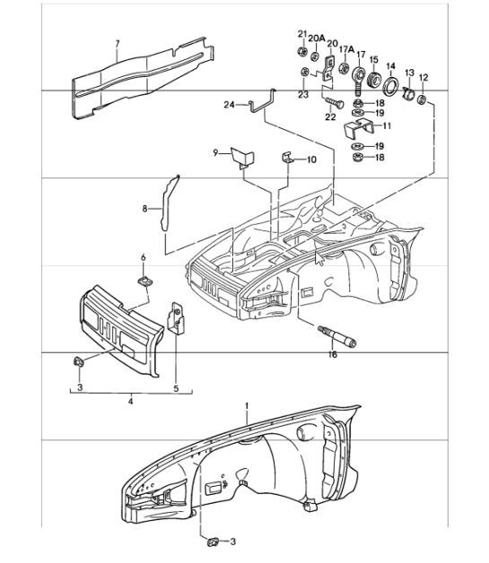 Diagram 880-00 Porsche 9J1.1 Taycan 4S 2020-24 