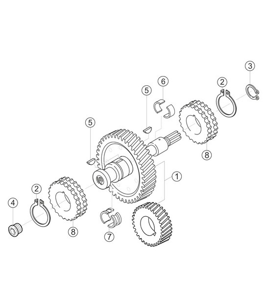 Diagram 1.1-11 Porsche 924 (1977-1988) Engine