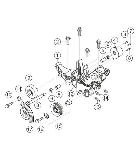 Diagram 1.1-29 Porsche 991 (911) MK1 2012-2016 Motore