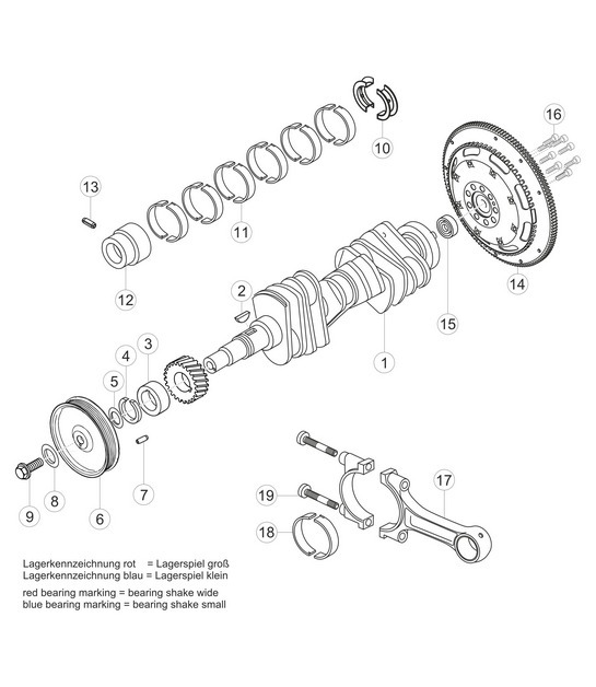 Diagram 1.1-05 Porsche 997 (911) MK2 2009-2012 Engine